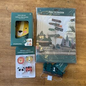 Jungle Theme Party Supplies Set- First Birthday